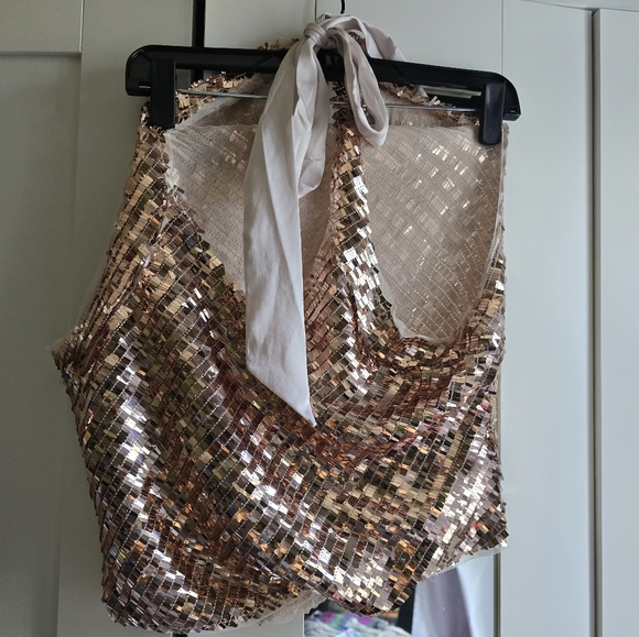 Free people disco fever tie back tank - Picture 4 of 8